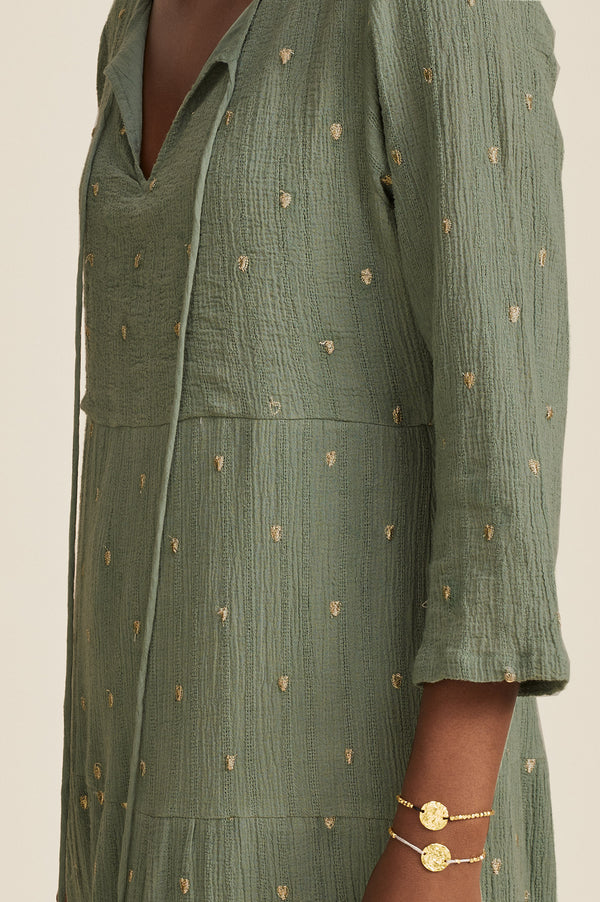 khaki-crystal-dress-organic-cotton-embroidered