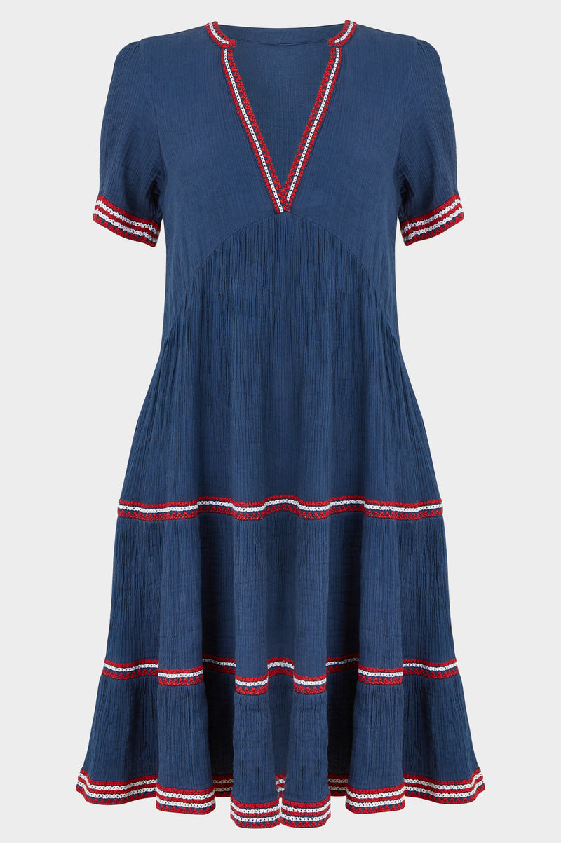 Meredith-Embroidered-Organic-Cotton-Dress-Navy-Red