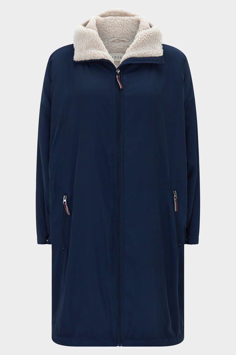 Eco-Beach-Coat-Navy