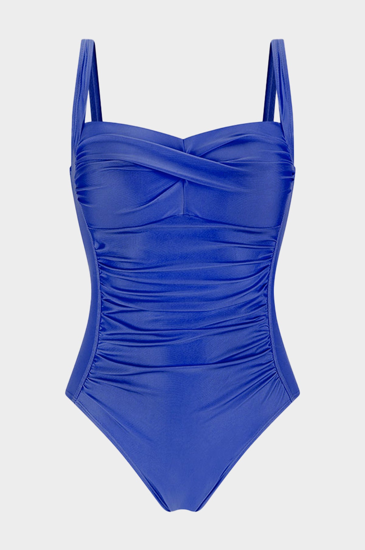 Recycled Ruched Swimsuit Cobalt Blue Aspiga
