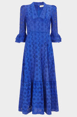 Victoria-Broderie-Collar-Dress-Cobalt-Blue