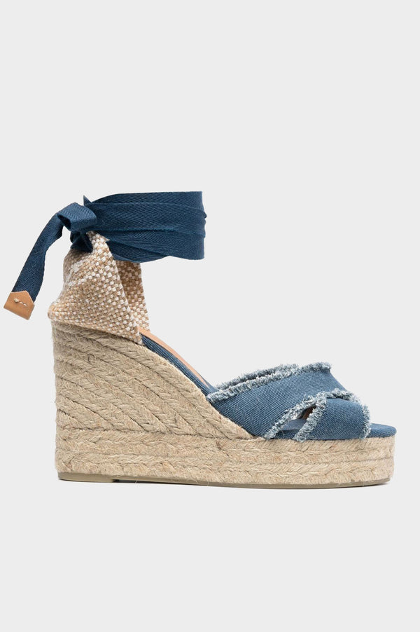 Bluma Canvas Wedge Espadrilles | Denim