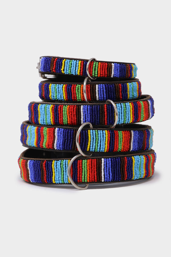 Dog Collar | Full Beaded Multi