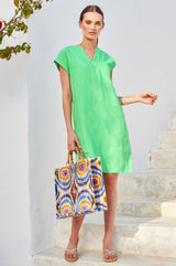 Dori-Linen-Dress-Green
