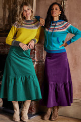 Sylvia-Corduroy-Midi-Skirt-Purple