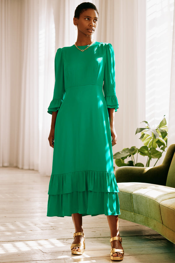 Victoria-Satin-Dress-Emerald-Green