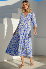 Emma-Light-Weight-Midi-Dress-Cheetah-Cream/Blue