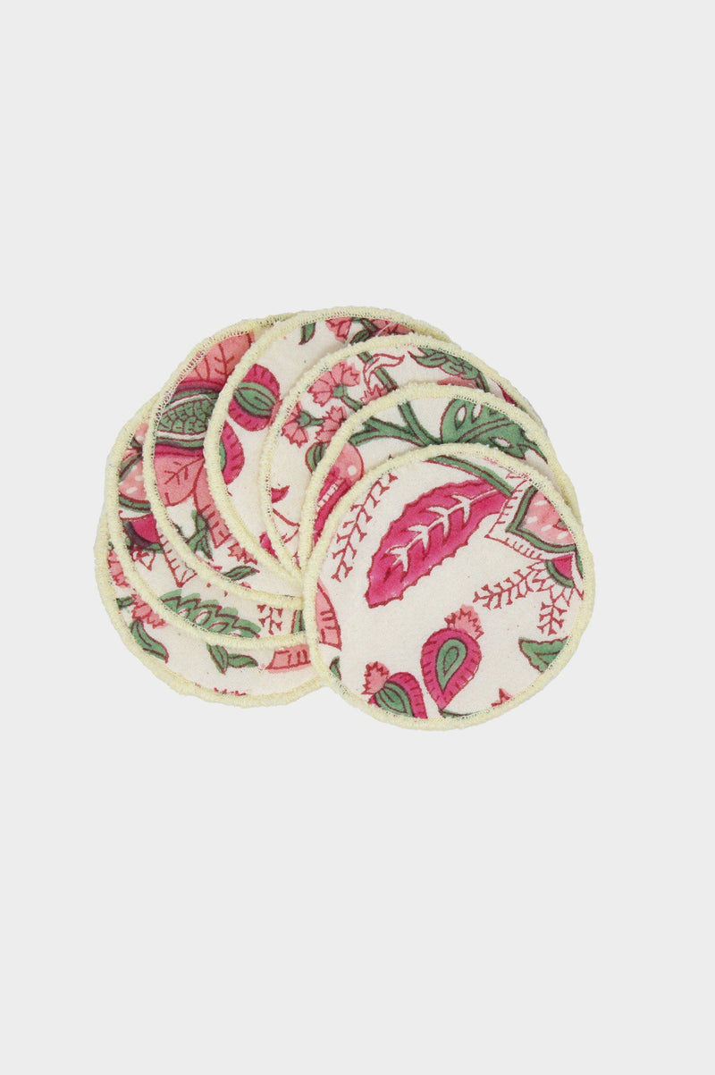 Face-Pads-Flower-Pink-Green
