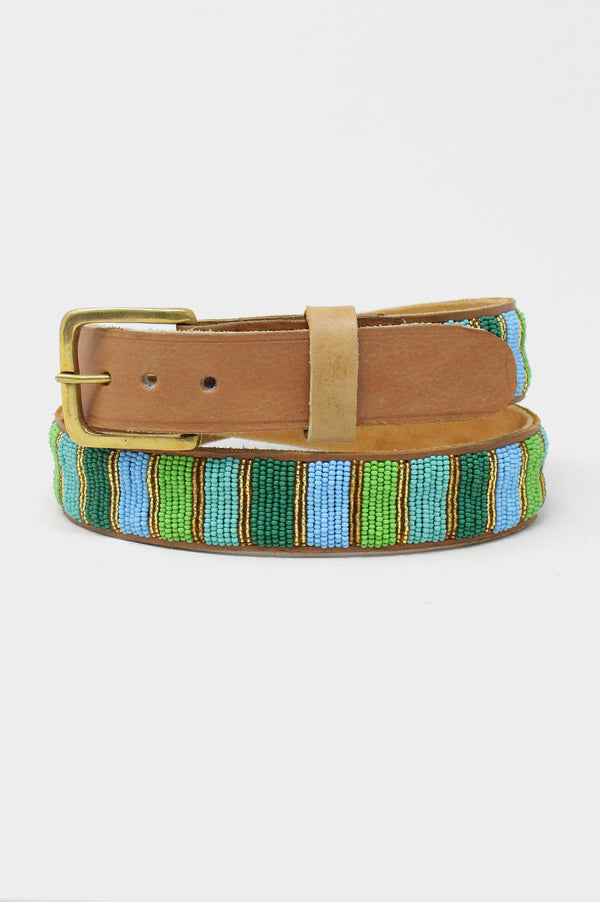 Ruma-Vertical-Striped-Belt-Green