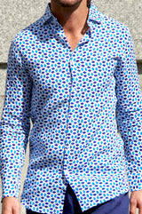 Men's-Printed-Shirt-Geo-Blue