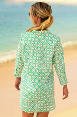 Saffron-Beach-Shirt-Circle-Geo-Green