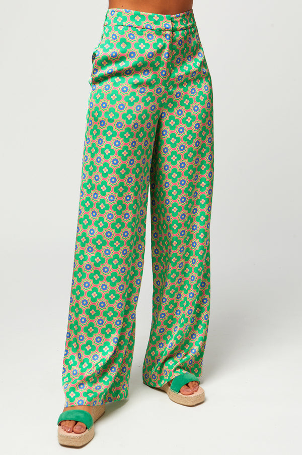 Alvia-Trousers-Geo-Floral-Green