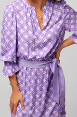 Maeve-EcoVero-Dress-Geo-Lavender