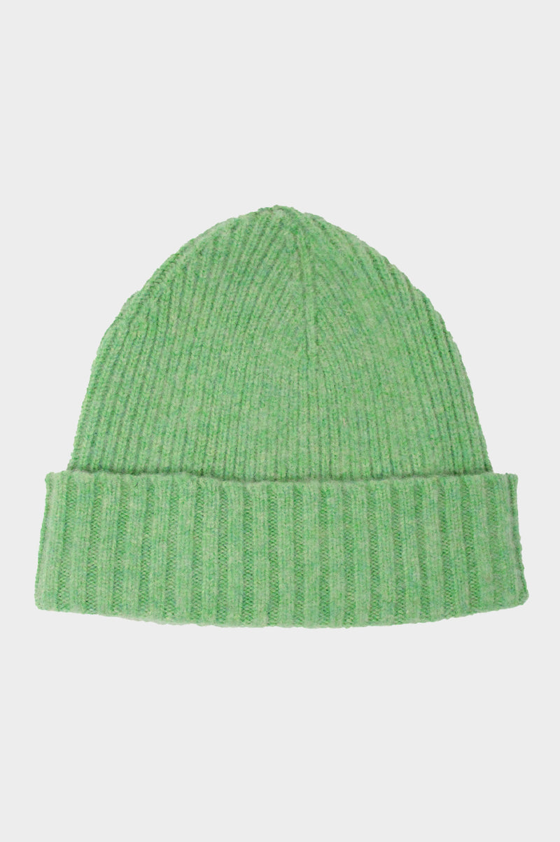 Lambswool-Beanie-Green