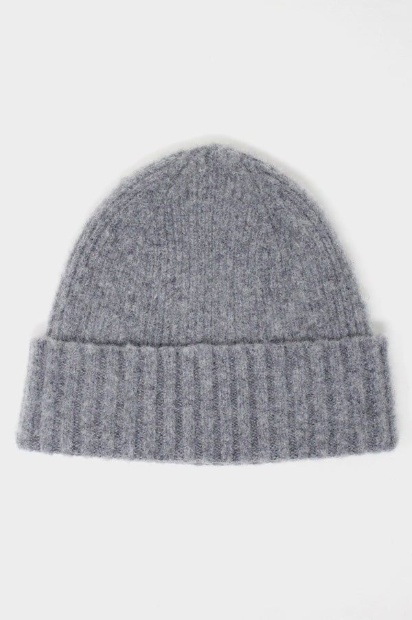 Lambswool-Beanie-Grey