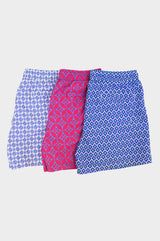 Men's Recycled-Swim-Short-Geo-Cobalt-Blue-White