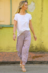 Harem-Trousers-Belleflower-Pink/Purple