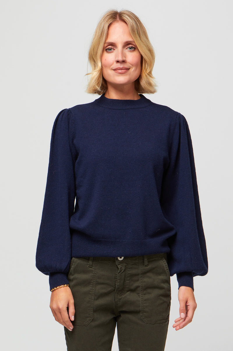 Merino-Cashmere-Blend-High-Neck-Jumper-Navy