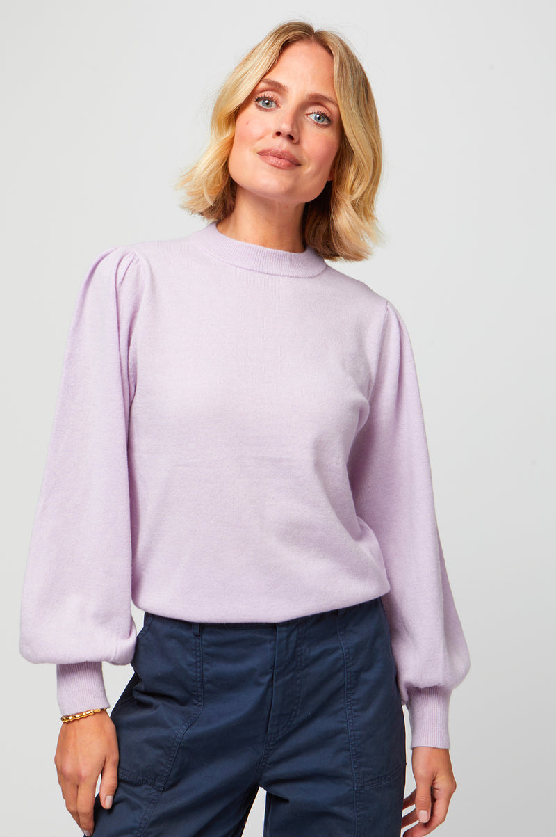 Merino-Cashmere-Blend-Crew-Neck-Jumper-Lilac