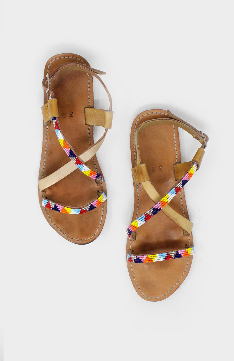 Lara-Leather-Sandals-Multi