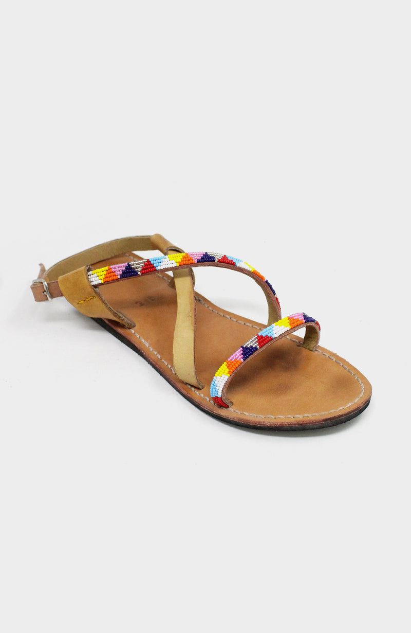 Lara-Leather-Sandals-Multi