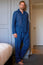 Men's Pyjama Set | Belle Flower Navy/Marina Blue