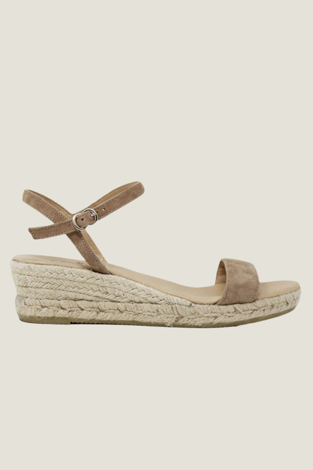 Moli Low Wedge Espadrilles Almond