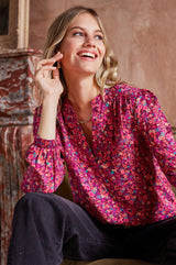 Olivia-Blouse-Ditsy-Burgundy
