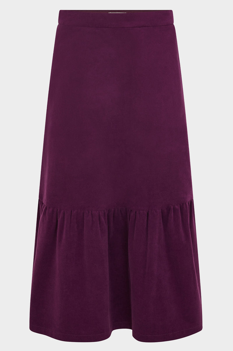 Sylvia-Corduroy-Midi-Skirt-Purple