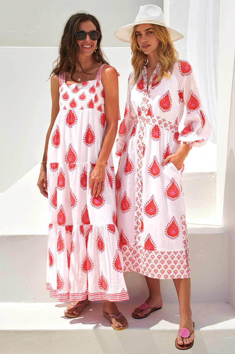 Tabitha-Maxi-Dress-Buta-Hot-Coral