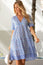 Santorini Kaftan | White/Blue