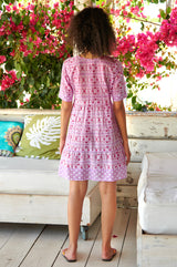 Santorini Dress | Pink/Lilac