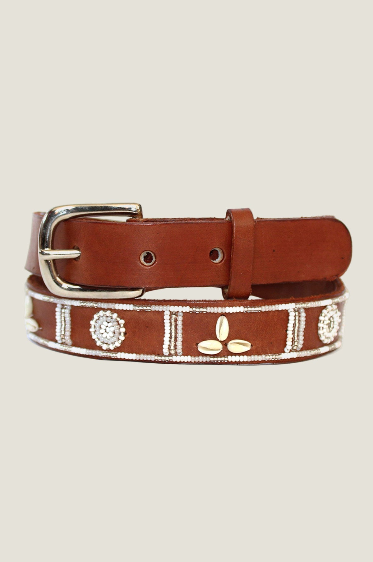Aspiga Sustainable Leather Maasai Belt | Multi display picture 2