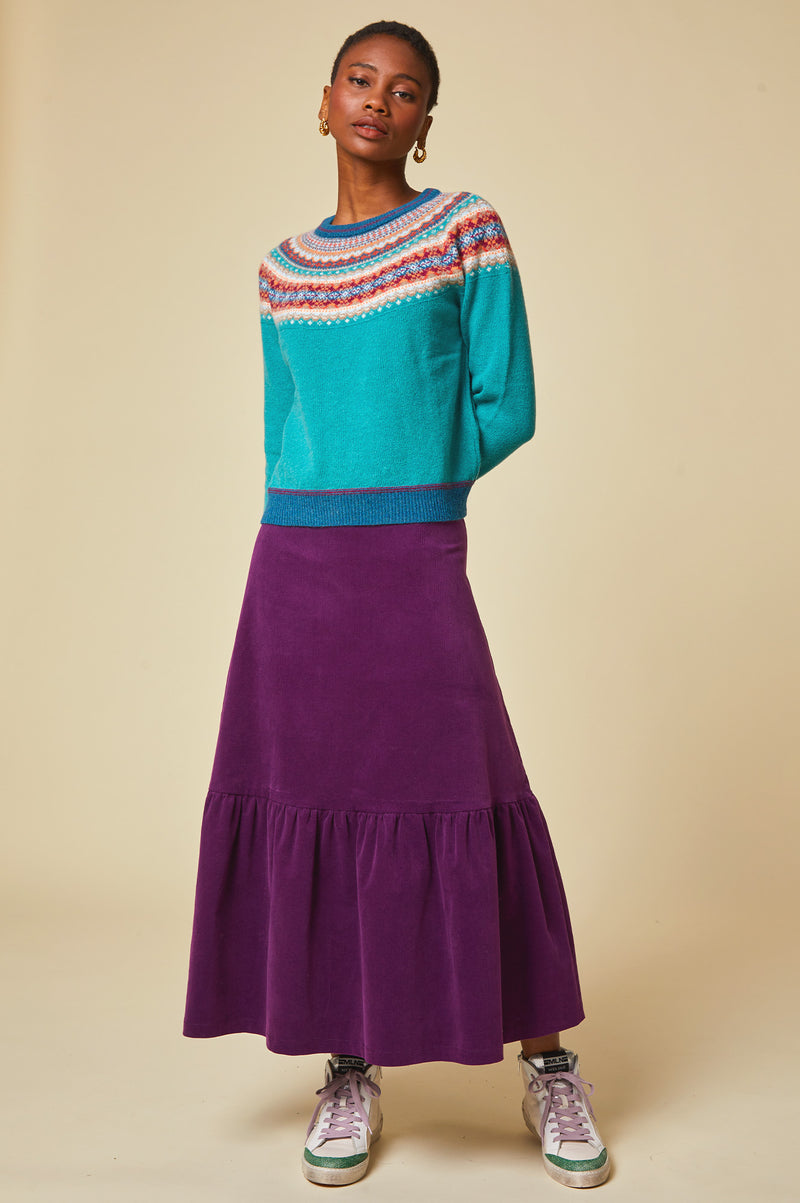 Alpine-Merino-Wool-Short-Sweater-Emerald