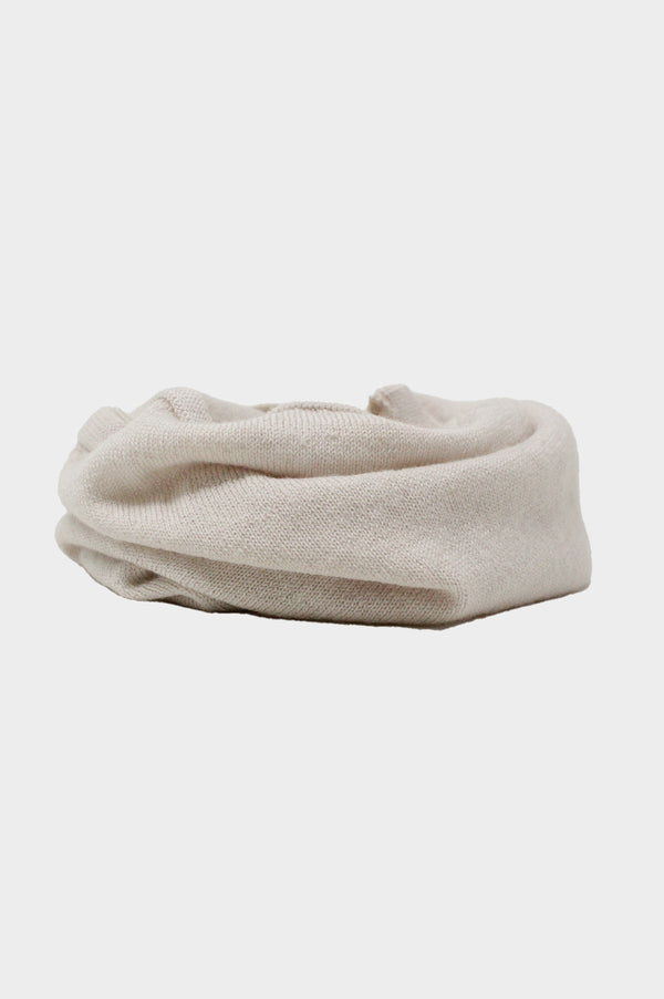 Merino-Neck-Warmer/Snood-Ecru