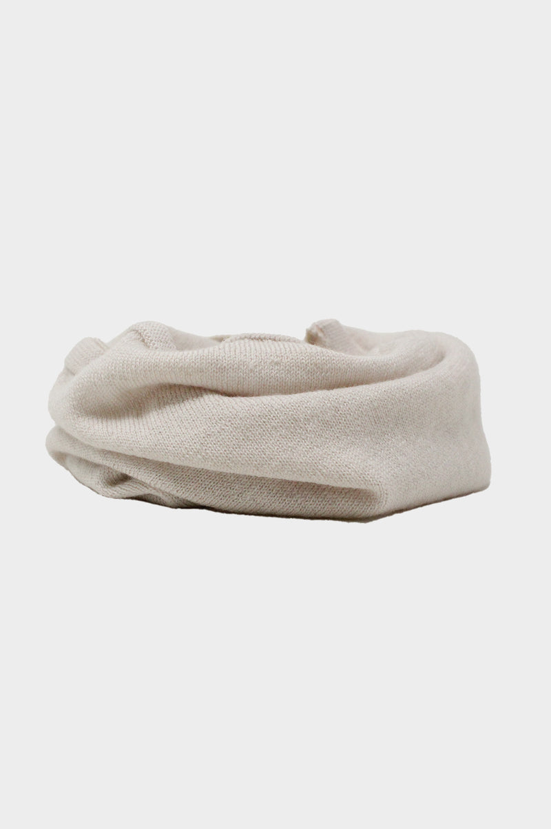 Merino-Neck-Warmer/Snood-Ecru