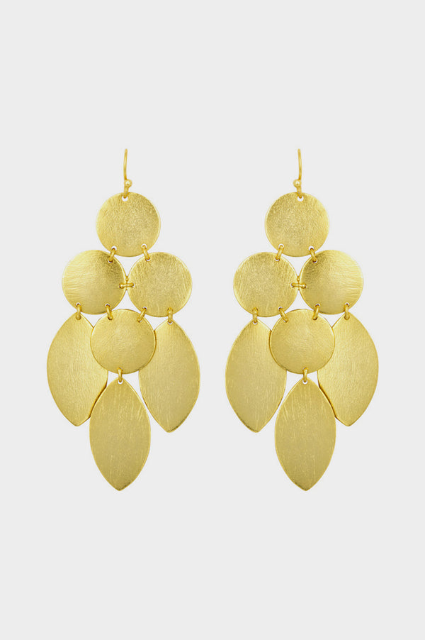Dangle-Drop-Earring- Gold
