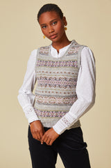 Women's-Fair-Isle-Vest-Haresfoot