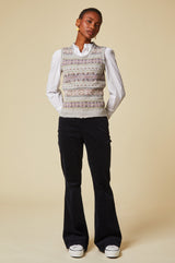 Women's-Fair-Isle-Vest-Haresfoot