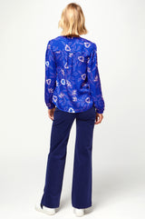 Olivia-Blouse-Waterlily-Cobalt-Purple