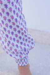 Harem Trousers | Belleflower Pink/Purple