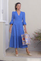 Victoria-Broderie-Collar-Dress-Cobalt-Blue