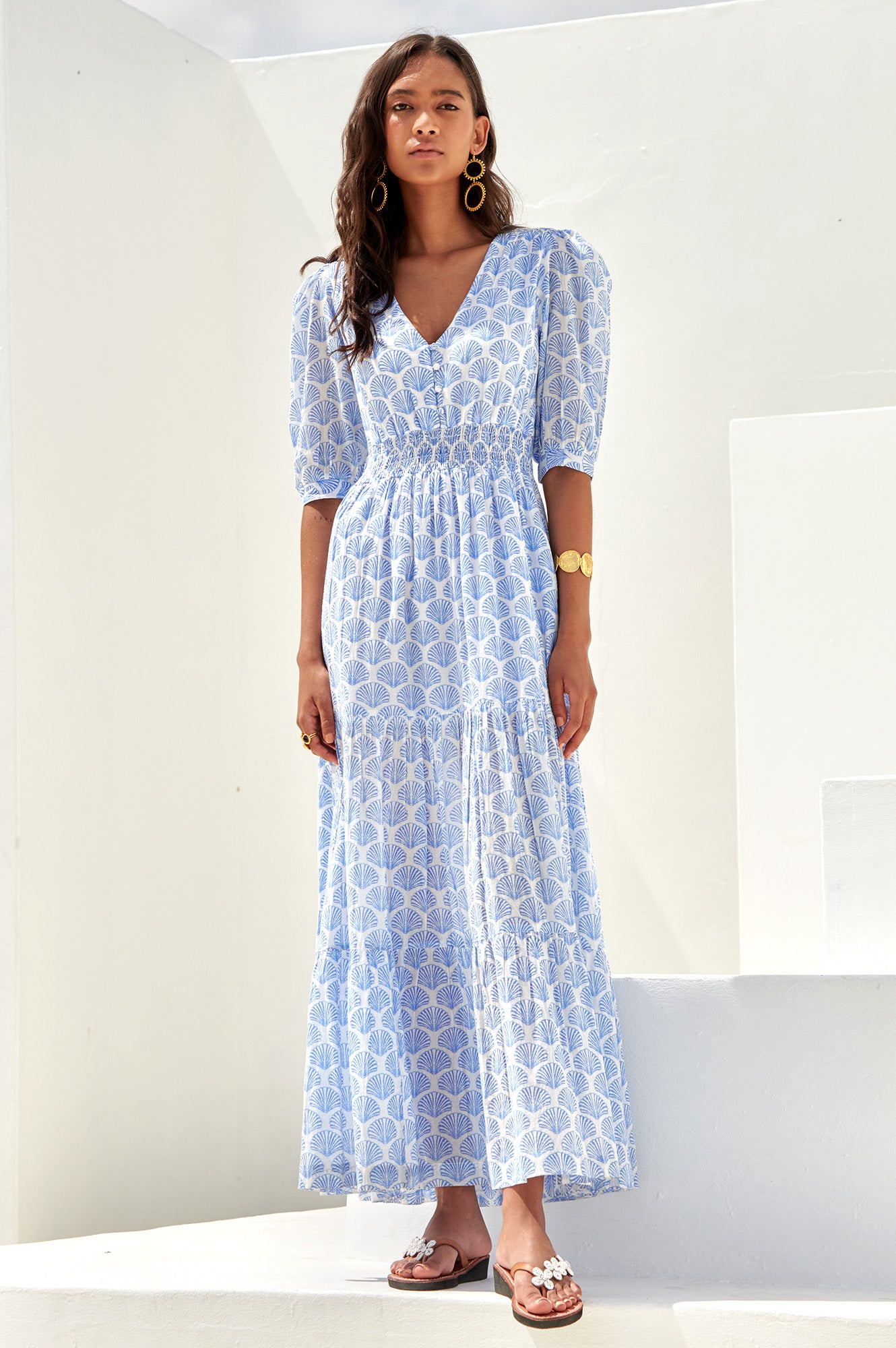 Shell Marina Aspiga Ladies Sustainable Billie Dress | Shell Marina Blue XXS-XL ...
