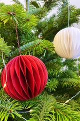 Pack of Two Baubles | White