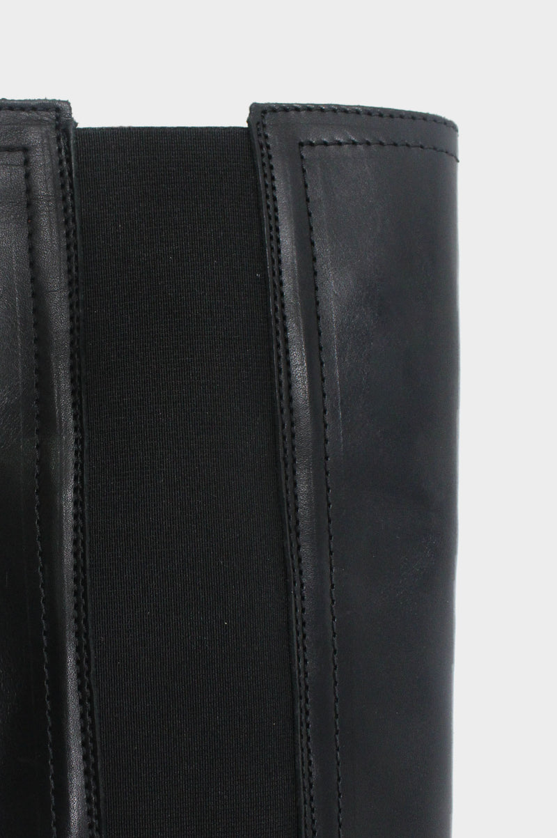 Monza-Chunky-Sole-Boot-Black