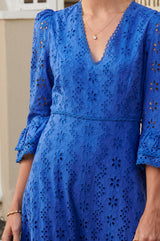 Victoria-Broderie-Collar-Dress-Cobalt-Blue