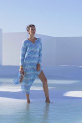 Guadalupe Maxi Tunic | Aztec Turquoise