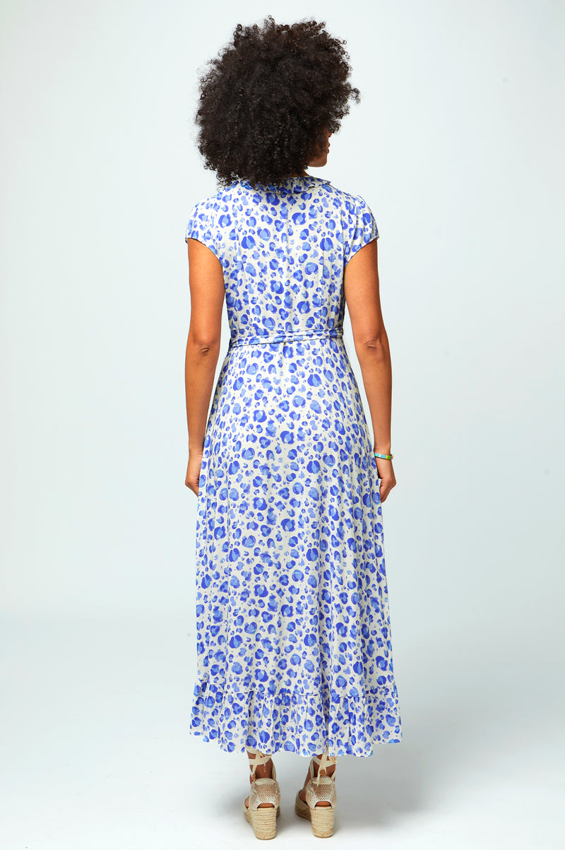 Demi-Wrap-Dress-Cheetah-Cream/Blue