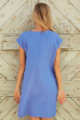 Aspiga-Sustainable-Linen-V-Neck-Shift-Dori-Dress