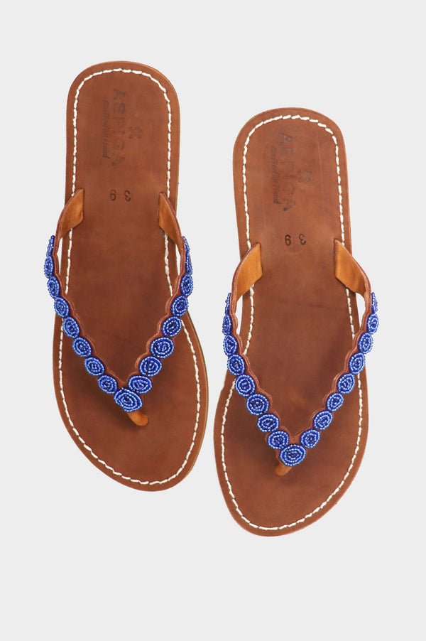 Evy Soft Sole Leather Sandals | Blueshine